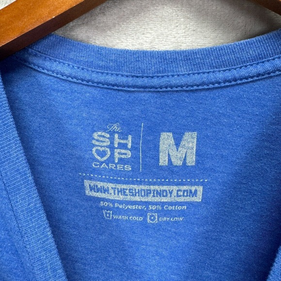 Men's Indy Hoosiers Basketball Made For This Pacers Short Sleeve T-shirt Blue M - Picture 3 of 3